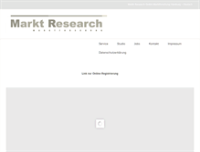 Tablet Screenshot of marktresearch.de